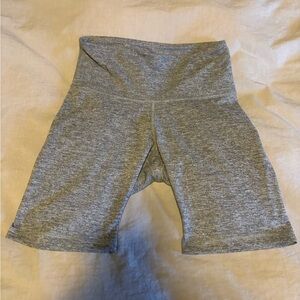 Old Navy Heather Gray High-Rise Bike Shorts